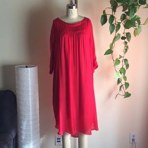 Isabel Marant Red Silk Dress